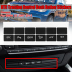 Replacement Dash Button Stickers for BMW X5 (2007–2013) DTC Traction Control Black