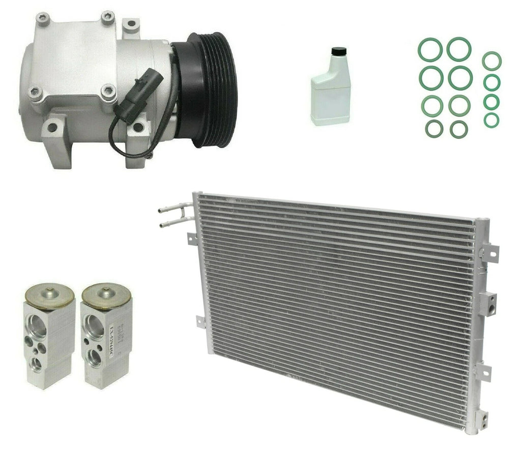 AC Compressor Kit Replacement with Condenser for Ford Transit (2014–2019)