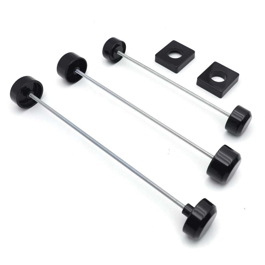 Black Aluminum Fork Axle Caps for Suzuki GSXR 600 750 1000 (1996–2005)