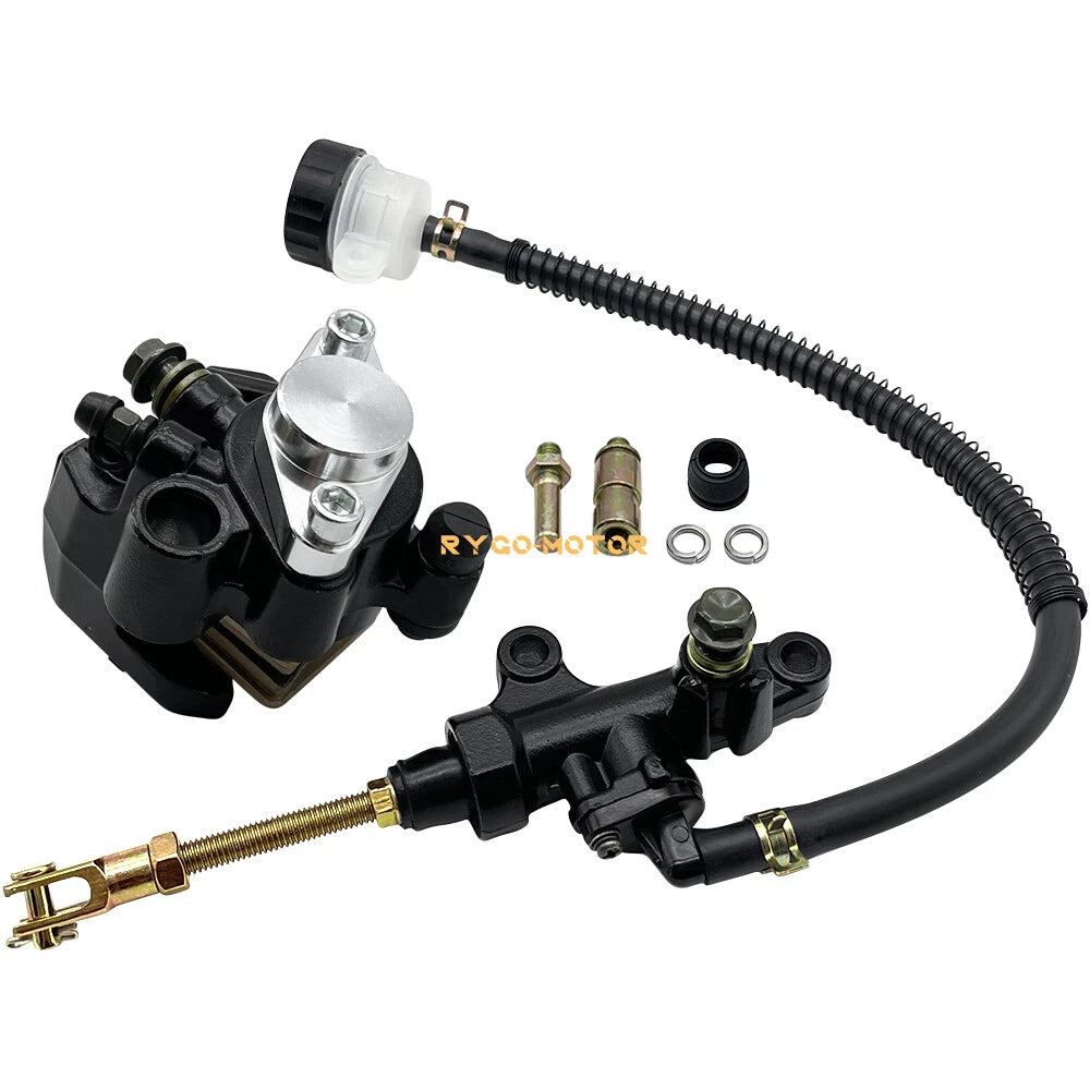 Rear Brake Master Cylinder & Caliper W/Pads for Yamaha Banshee 350 (1987–2006)
