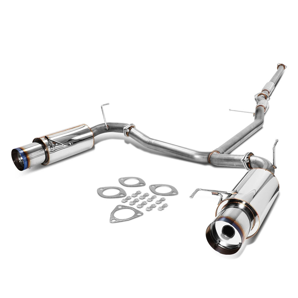 Dual Burnt Tip Stainless Steel Catback Exhaust for Honda Accord V6 (1998–2002)