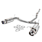 Dual Burnt Tip Stainless Steel Catback Exhaust for Honda Accord V6 (1998–2002)