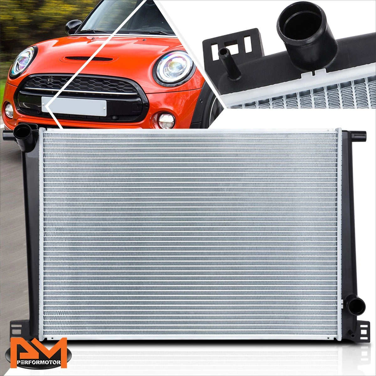 OE Replacement Full Aluminum Core Radiator for Mini Cooper (2007–2016) DPI-13167