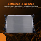 Cooling Radiator Assembly for Mercedes-Benz C63 E63 AMG (2008–2016) Aluminum