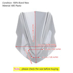 ABS Windshield for Yamaha MT125 (2015–2019) Gray
