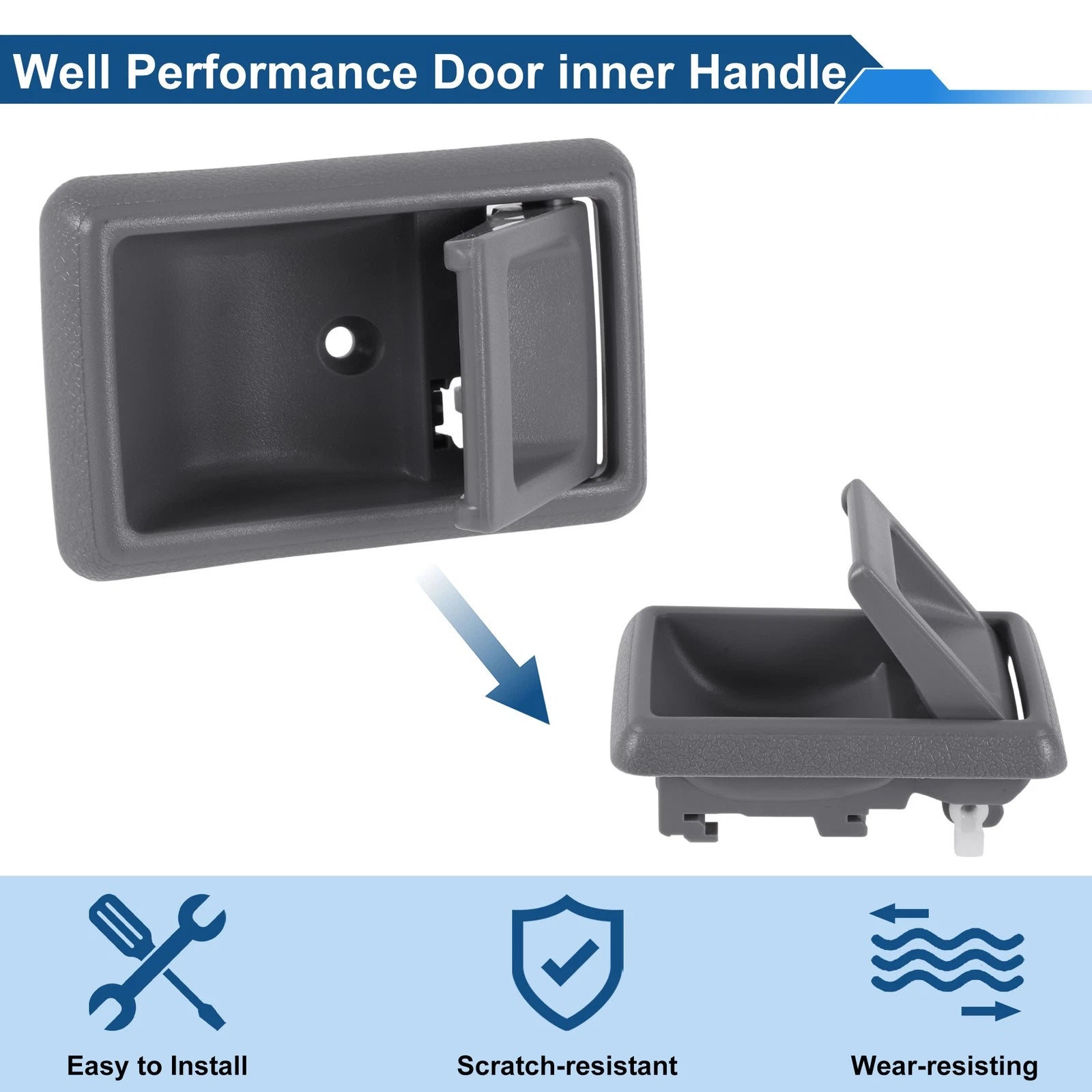 Front Passenger Side Interior Door Handle for Toyota 4Runner (1989–1995) No. 6920504010