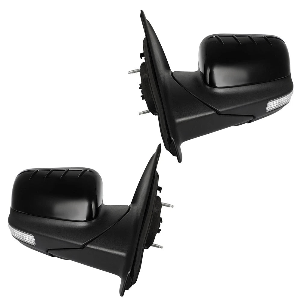 Pair Side Mirrors for Ford Explorer (2011–2015) Heated, Puddle, Signal Light, 7 PIN