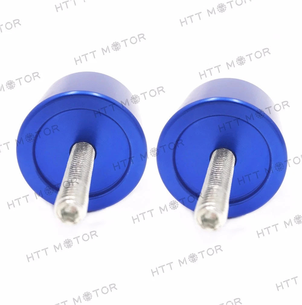 Blue Spike Bar End for Suzuki GSXR600/700 (1996–2013), GSXR1000 (2001–2013), GSX1300R (1999–2012)