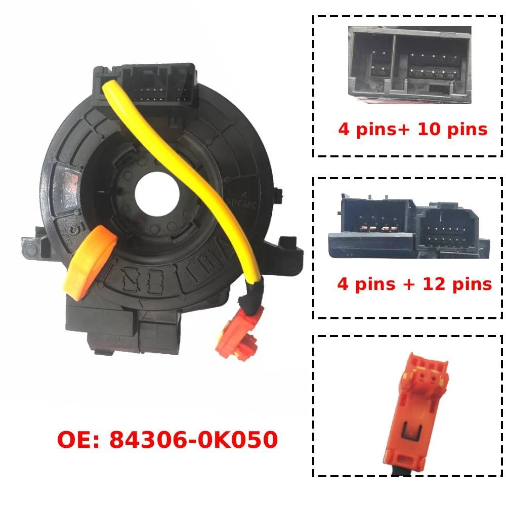 Clock Spring for Toyota Corolla, Hilux, Camry, Yaris (2005–2013) 84306-0K050
