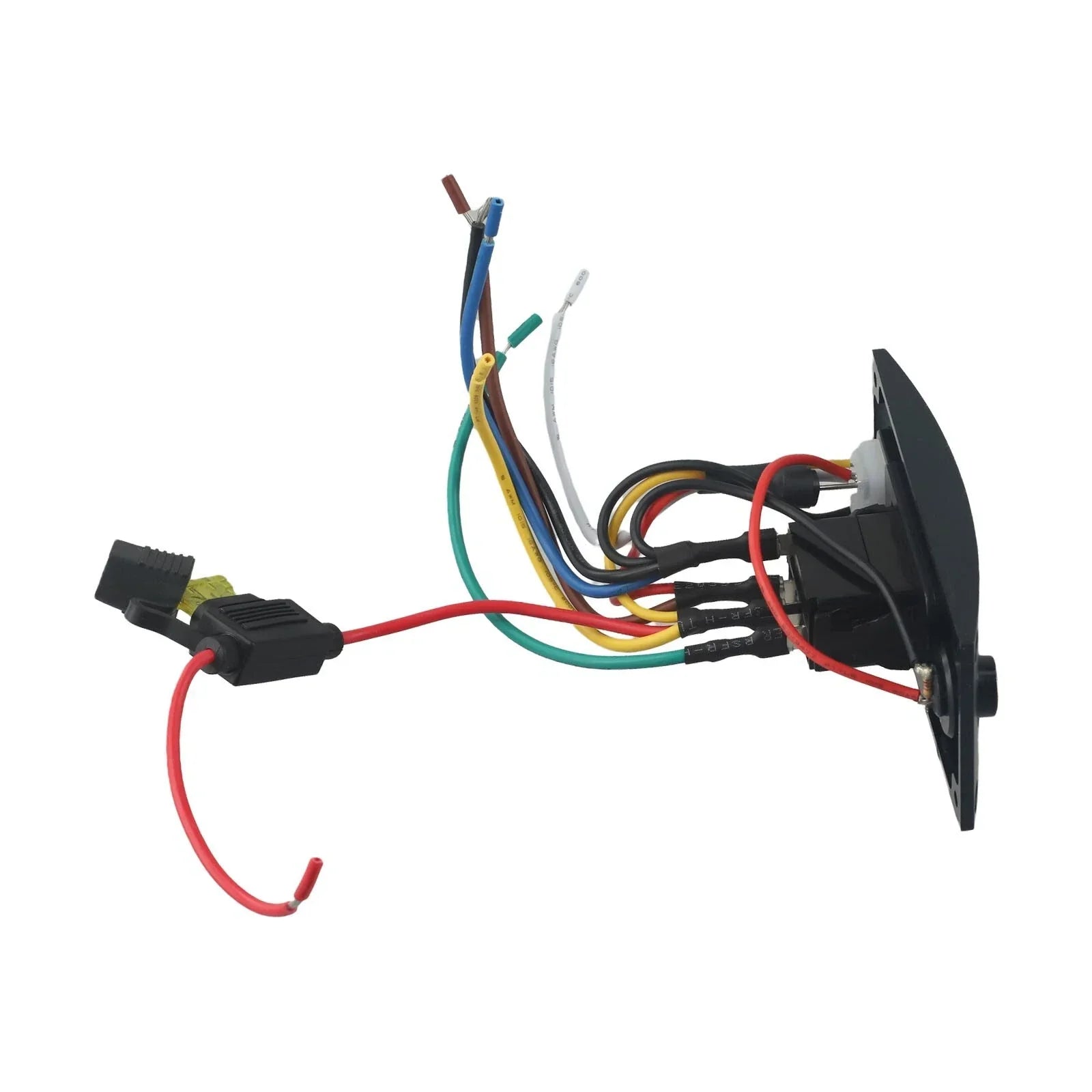 Switch Panel Pump / DC 12V 20A / Curved Waterproof ON-OFF-ON