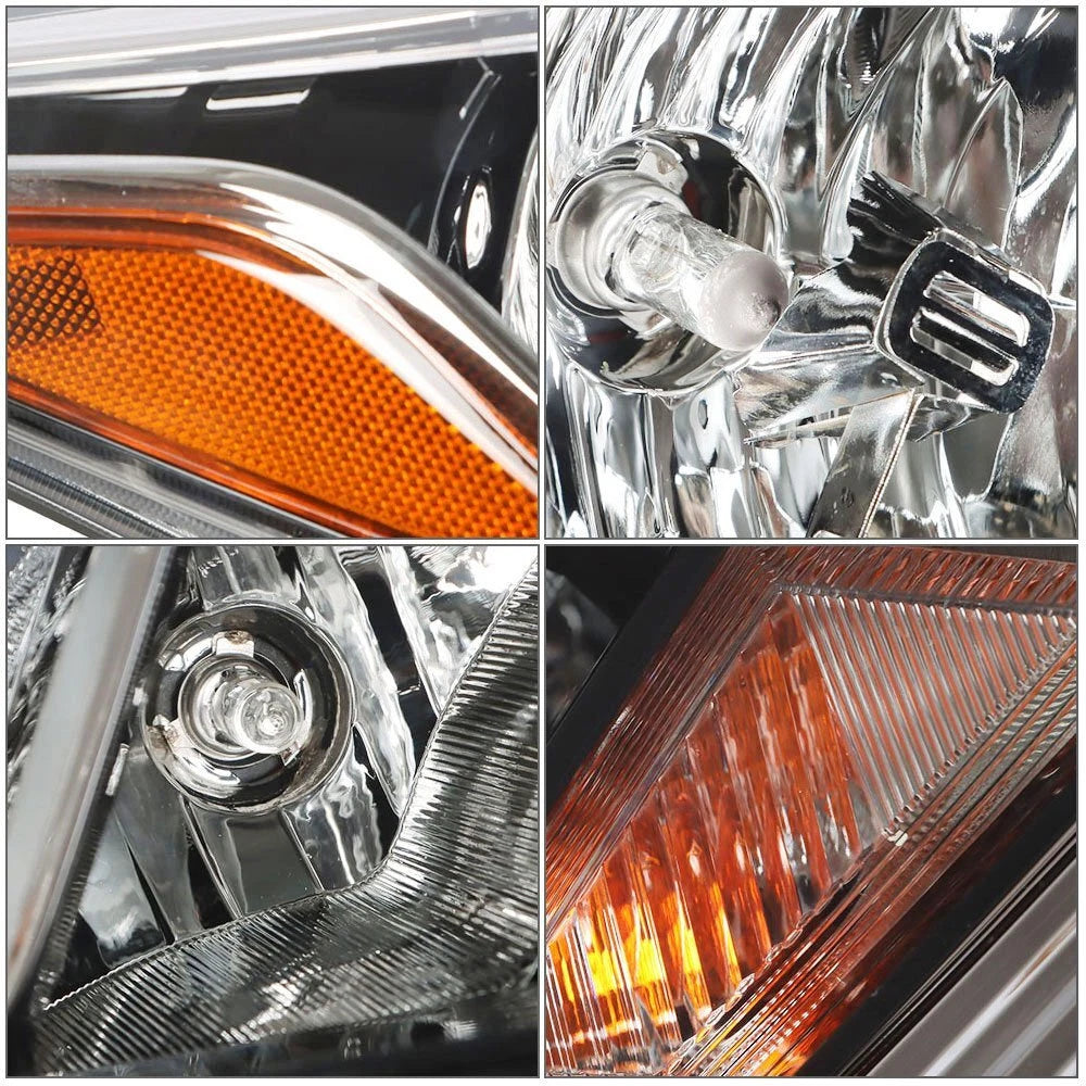 Chrome Headlight Lamp for Nissan Versa S SV (2020–2021) Right Side