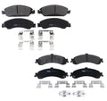 Set of 4 TRW Pro Metallic Brake Pads for Silverado 1500, Sierra 1500