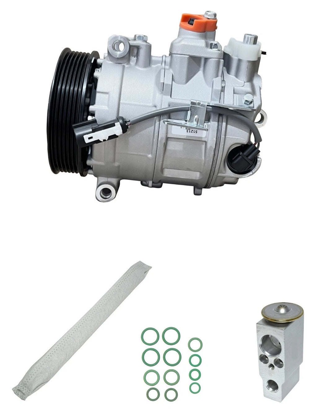 AC Compressor Kit Replacement for Jaguar XJ8 4.2L (2007–2009)