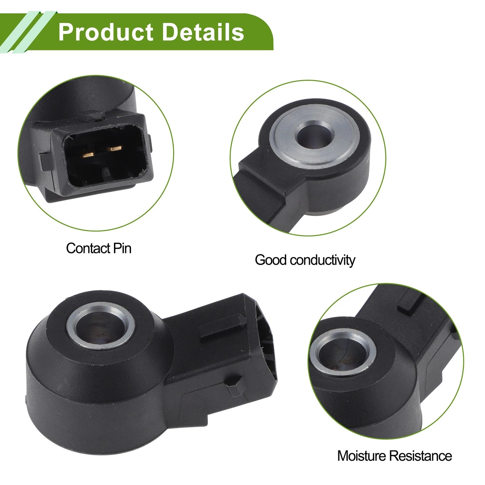 Ignition Knock Detonation Sensor No.1865A040 for Mitsubishi Outlander (2008–2021)