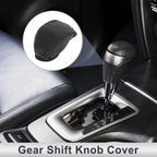Gear Shift Knob Cover for Toyota RAV4 (2019–2024) Pebbled Black Faux Leather