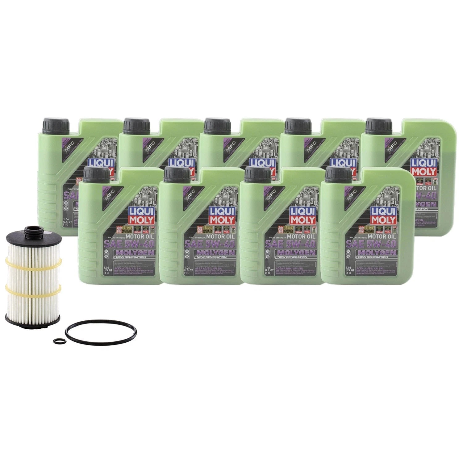 Liqui Moly Molygen 5W-40 Engine Oil Change Kit for Audi RS7 S6 S7 S8 (2013–2021)