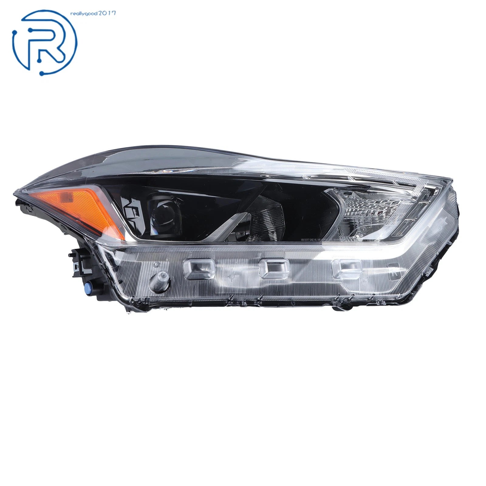 Right Side Halogen Clear Lens Headlight Assembly for Nissan Kicks (2018-2020)