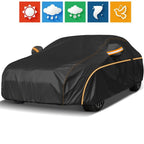 Full Car Cover for Sedan (197"L x 73"W x 59"H) Waterproof Snow Protector