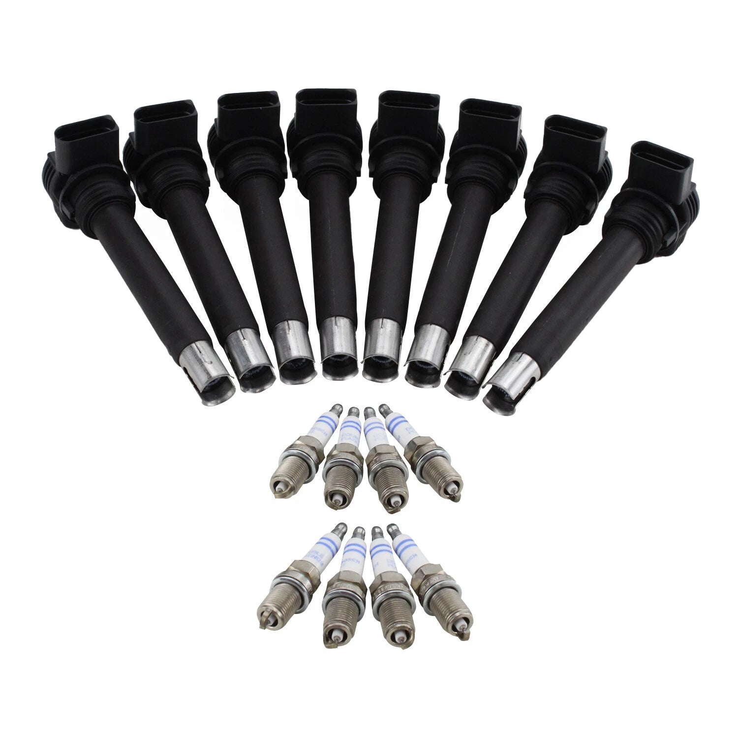 Set of 8 Ignition Coils & Spark Plugs for Audi R8 RS5 V8 (2008–2015)