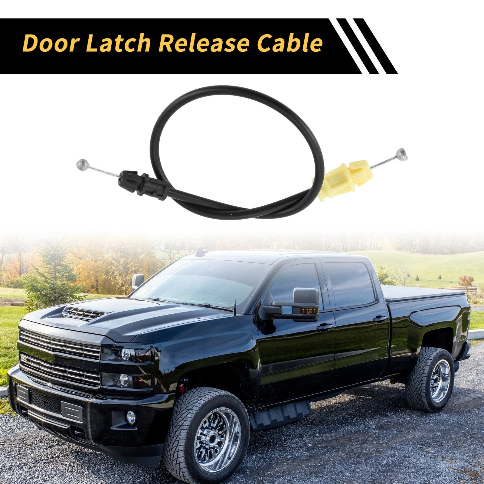 Door Latch Release Cable for Chevrolet Silverado 1500 (2007–2013) No.25880301