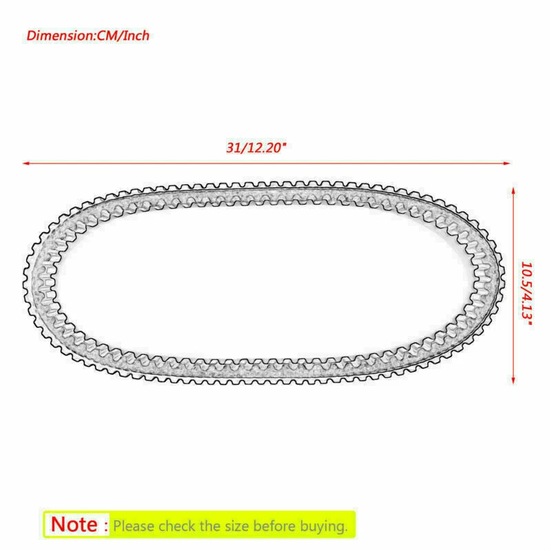 Replacement Drive Belt for Arctic Cat DVX 90, ALTERRA Utility (2018) 3303-095