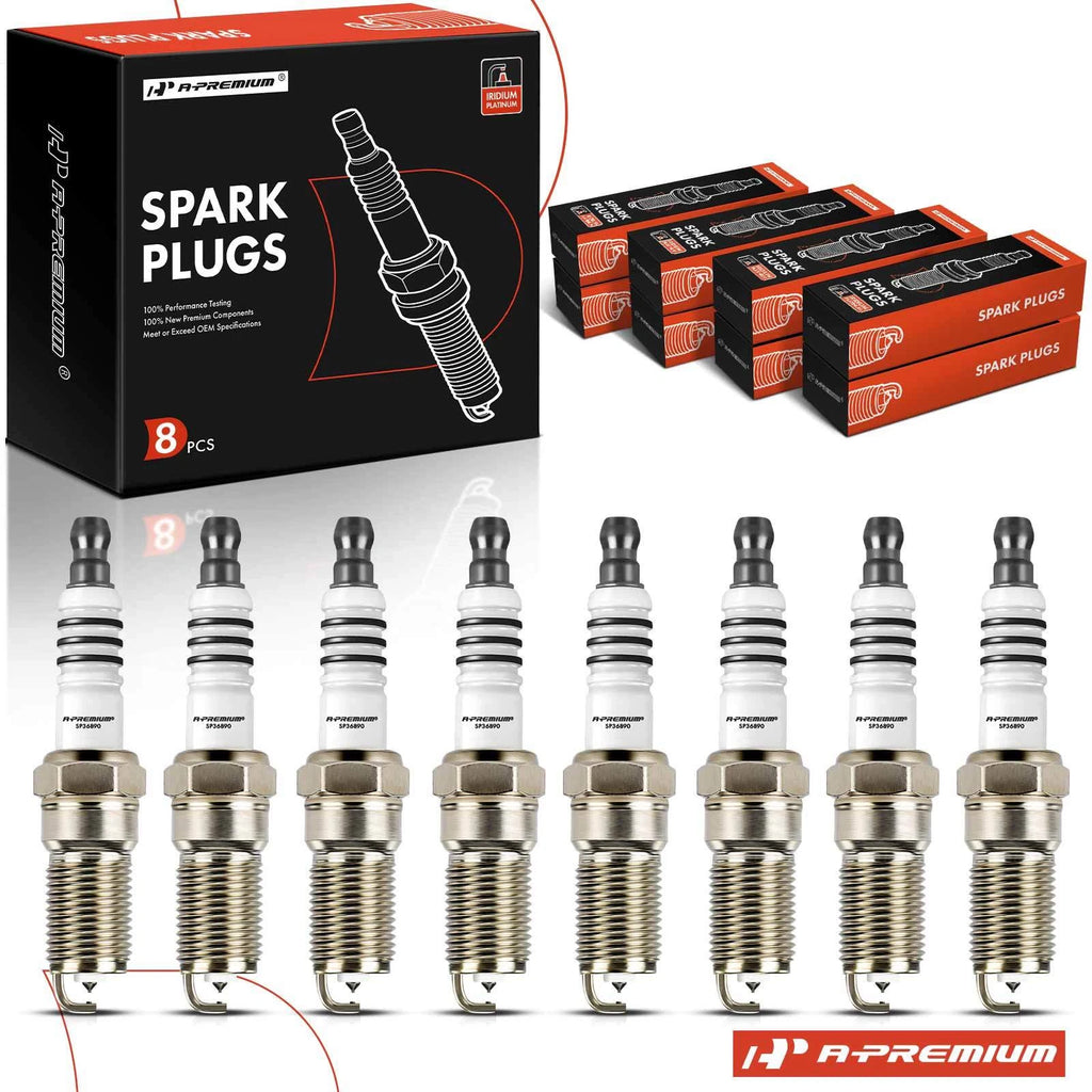 Set of 8 Iridium Platinum Spark Plugs for Ford F-150 (1999–2003) Mustang (2007–2014)