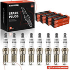 Set of 8 Iridium Platinum Spark Plugs for Ford F-150 (1999–2003) Mustang (2007–2014)