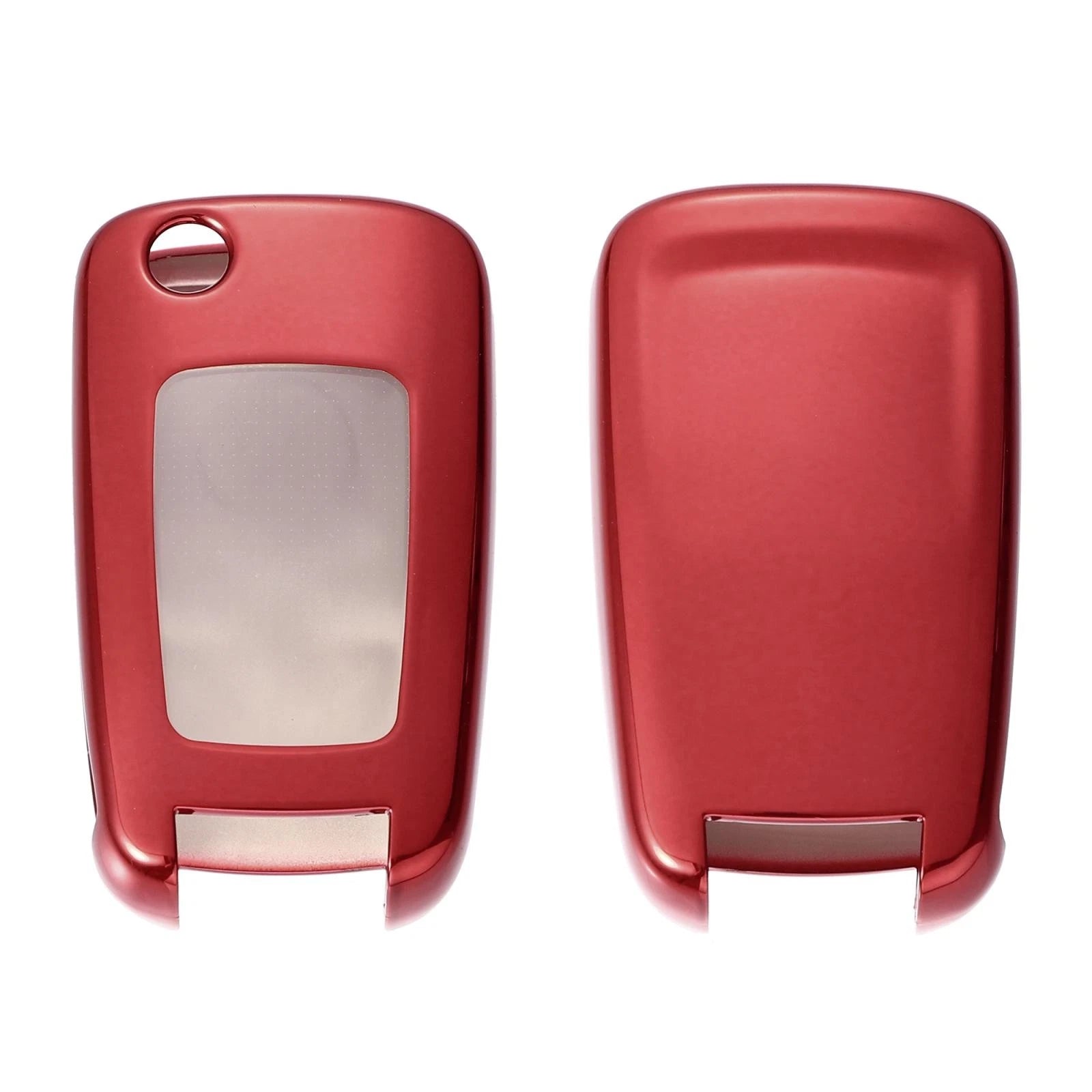 TPU Key Fob Cover for Chevrolet Impala (2014–2019) Red 745065754856