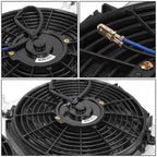 2X Aluminum 2-Row Radiator for Mazda Miata MX-5 NB (1999–2005) w/Fan Shroud