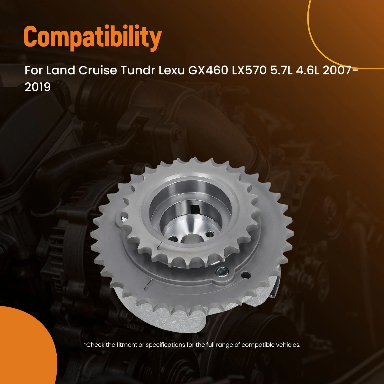 Gear Assy Engine Camshaft Timing for Toyota Land Cruiser Tundra Lexus (2000–2023) 13050-0S020