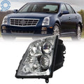 Headlight for Cadillac STS (2005–2011) Halogen Black Housing Clear Lens Left