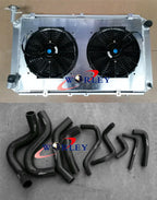 Aluminum Radiator, Shroud, Fan & Black Hose for Patrol Y60 GQ (1997-1999)