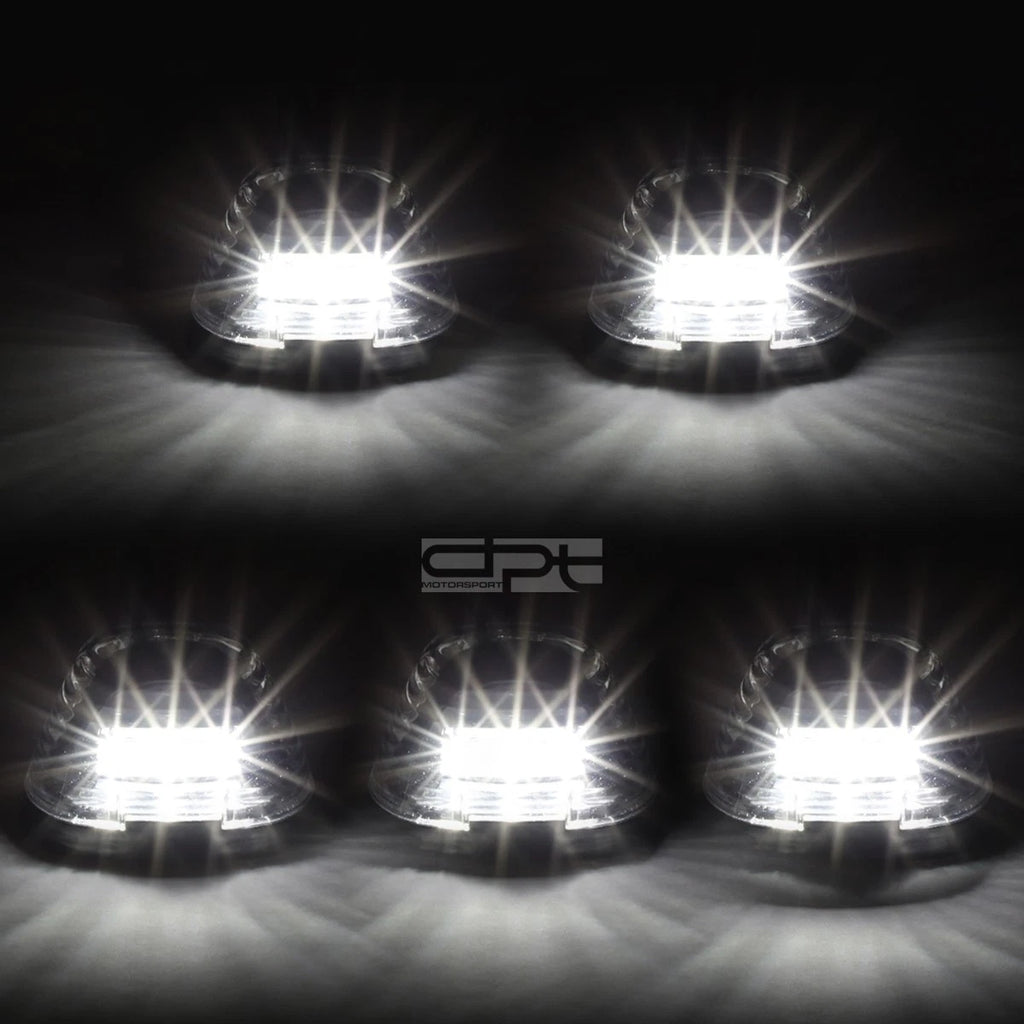 5Pcs LED Cab Roof Running Light Set for Ford Super Duty (1999–2016)