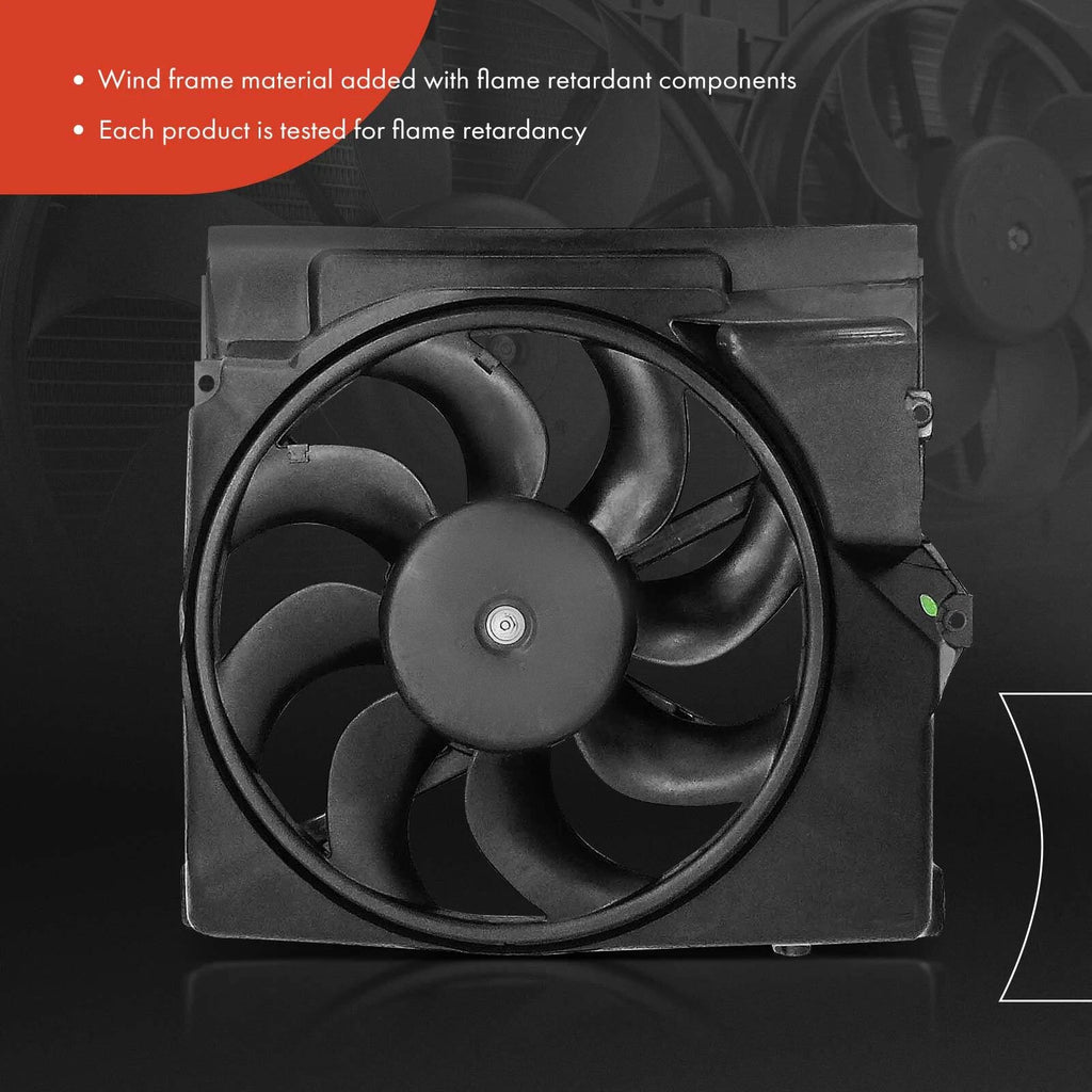 Cooling Fan Assembly with Shroud for BMW 318i 320i 323i 325i 328i (1992–1998)