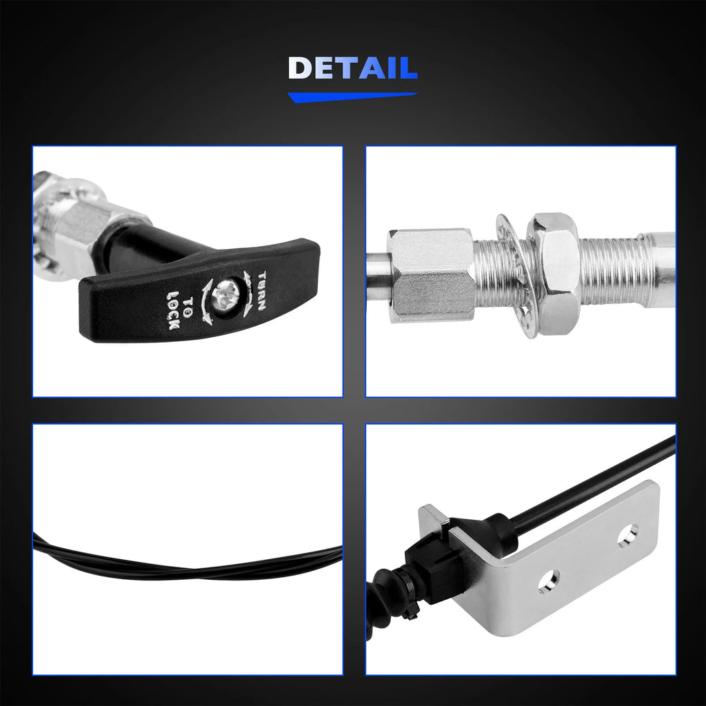 Control Input Cable for John Deere X340 X500 Snow Blower (44")