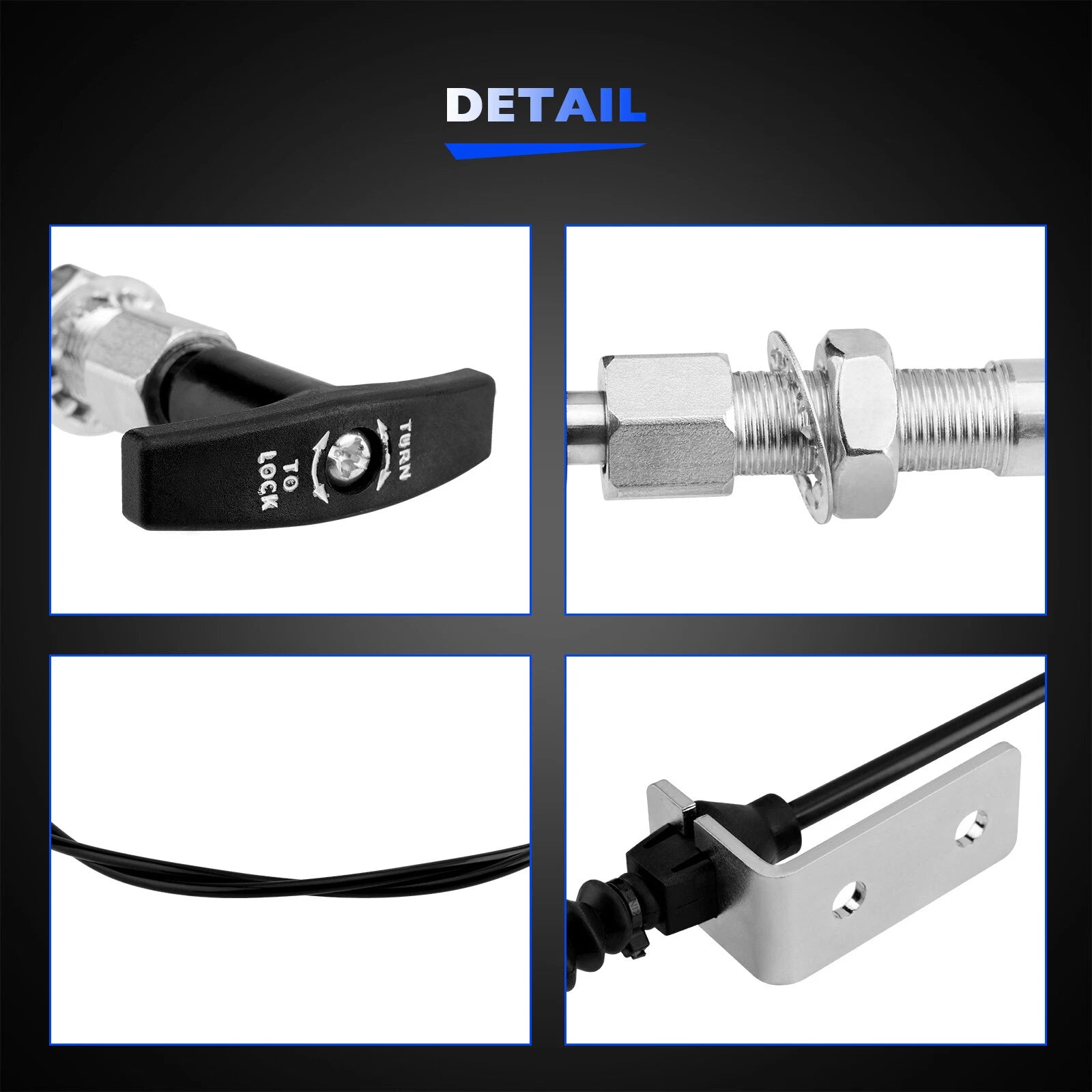 Control Input Cable for John Deere X340 X500 Snow Blower (44")