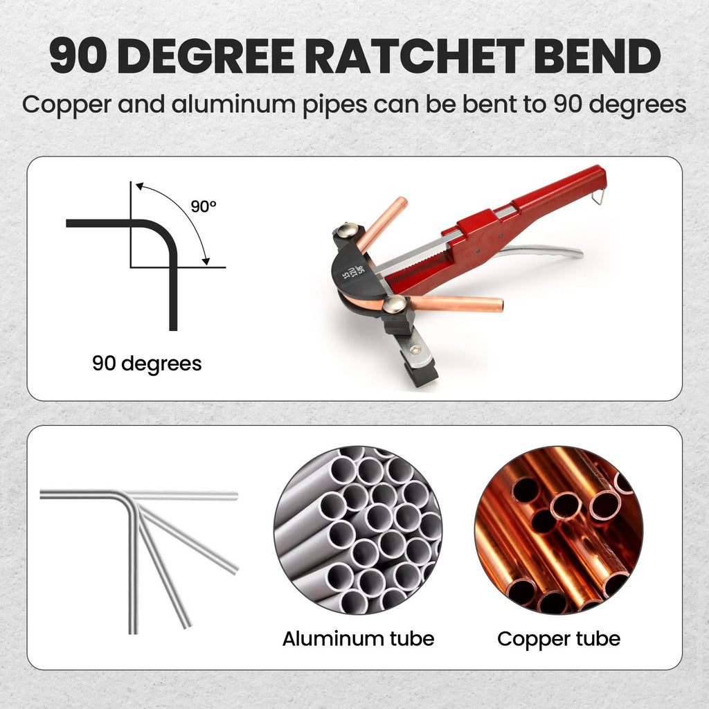 Hydraulic A/C Refrigeration Ratchet Bender Heads for Pipe Cutter Tool (—–—–)