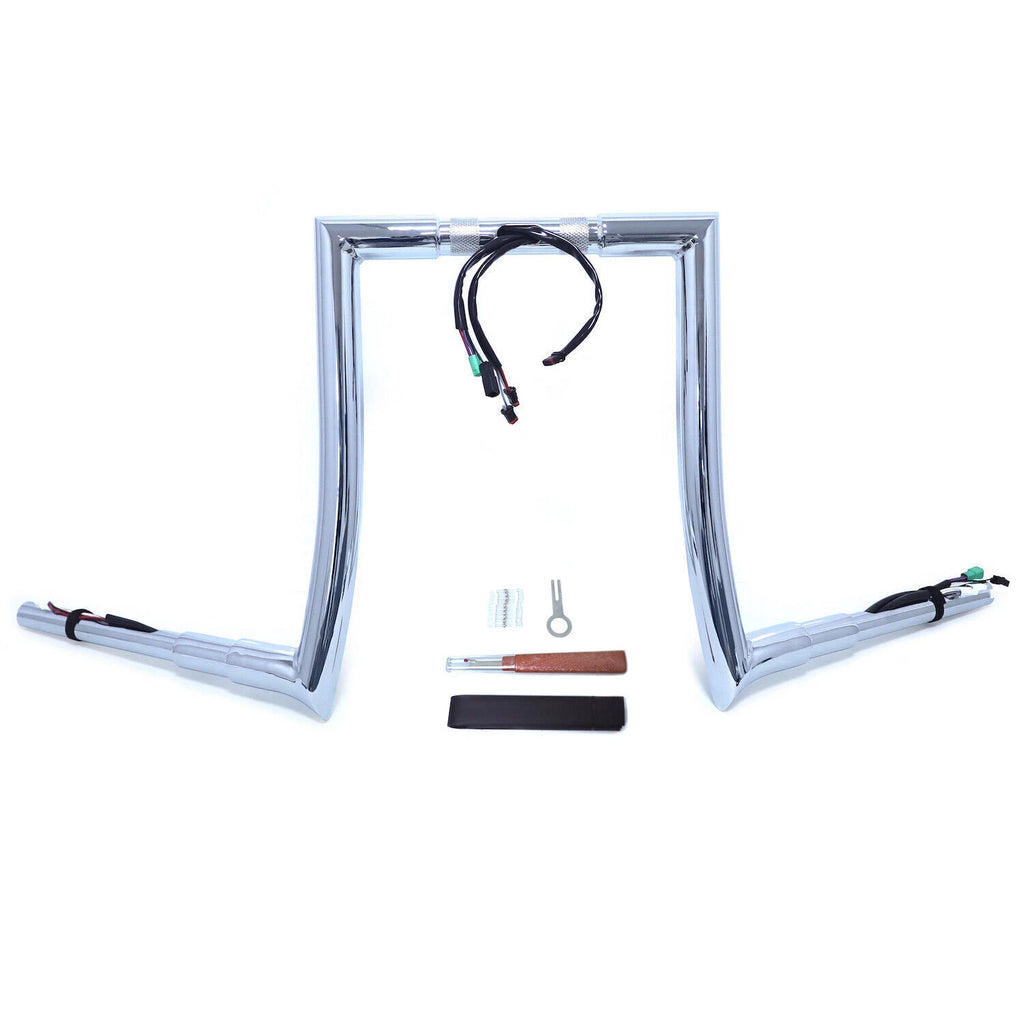 Prewired Ape Hanger 32mm Handlebar for Harley Road Glide (2015) 12" 14" 16"