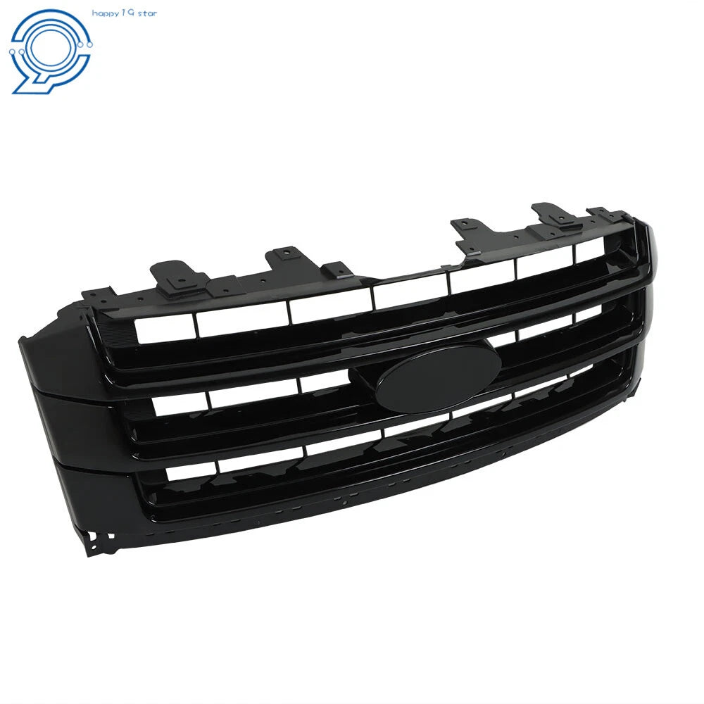 Gloss Black Front Upper Grille for Ford Expedition (2015-2017)