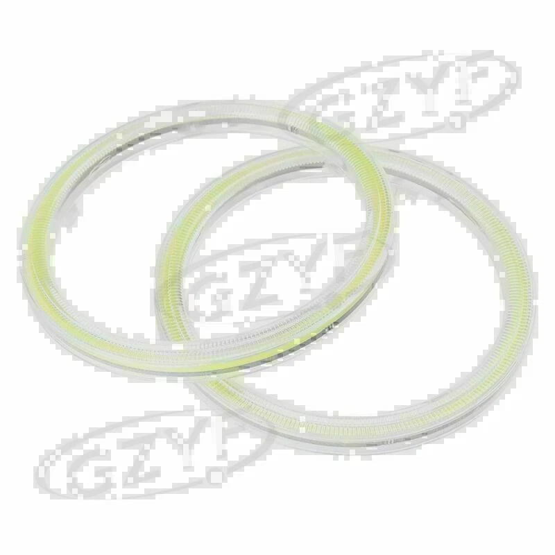 Pair 80mm COB LED Angel Eyes Halo Ring Fog Lamps for
