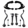 8x Front Upper Lower Control Arm Sway Bar LH RH For Ford Fusion MKZ 2007-2010