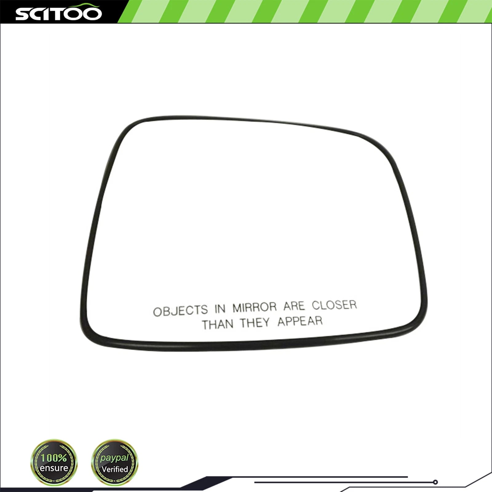 Door Mirror Glass for Jeep Liberty (2002–2007) Passenger Side