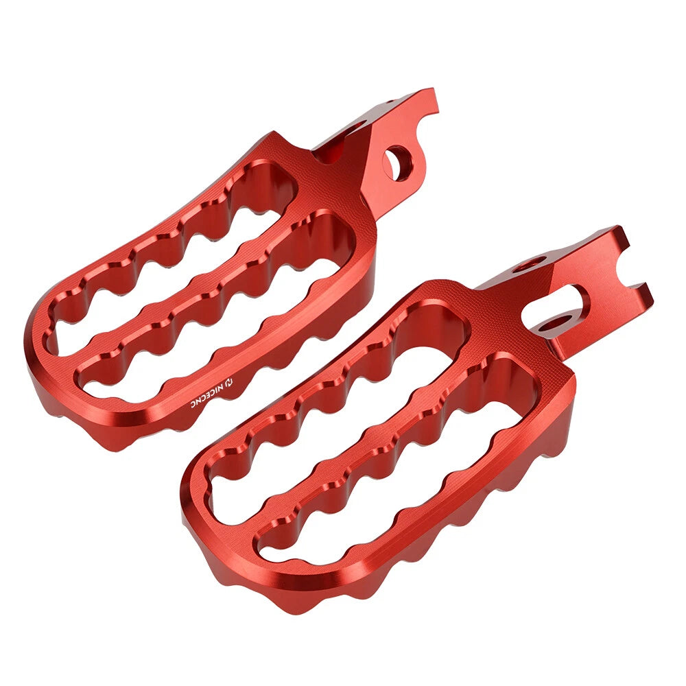 Billet CNC Wide Foot Pegs for Honda CRF450L (2019–2023) CRF250L (2012–2021)