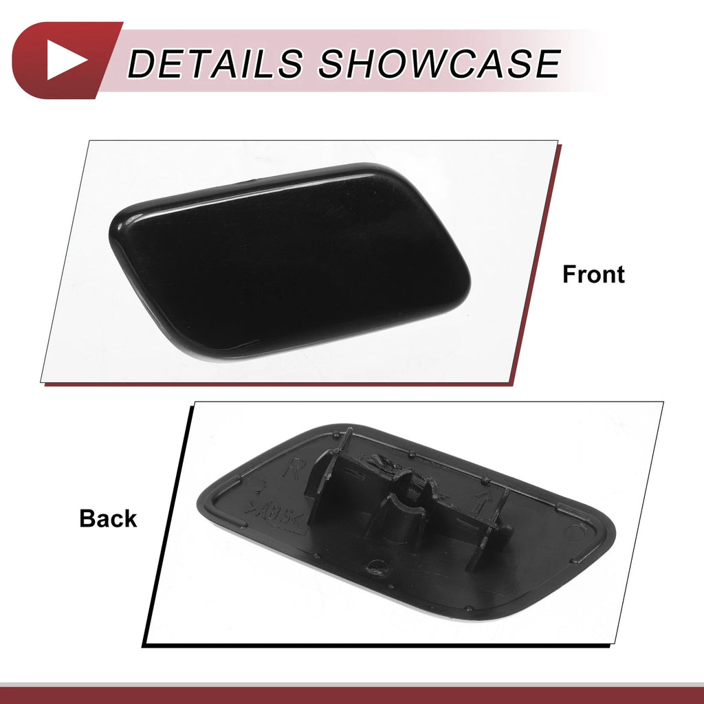 Front Right Washer Nozzle Cover Cap for Subaru Forester (2013–2015) Black