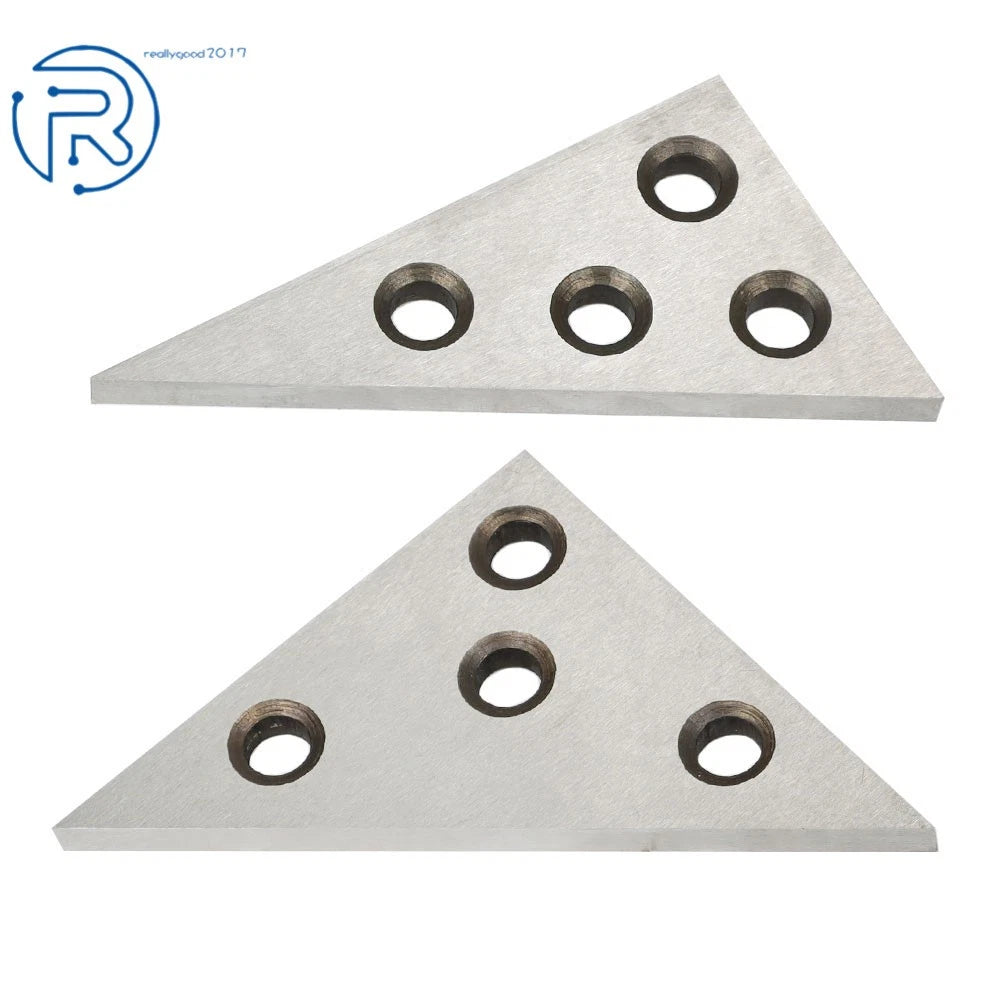 2 Pieces 45/90 Degree Angle Blocks for Machinist Plate