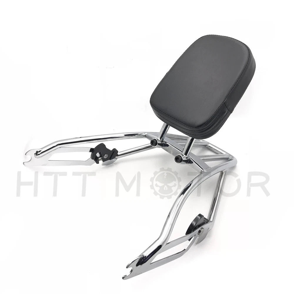 Chrome Sissy Bar Backrest Luggage Rack for Harley Street XG500 XG750 (2015-2021)