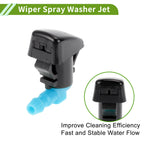 Windshield Washer Nozzle Set of 2 with Y Hose Connector for Lincoln (2007–2010)