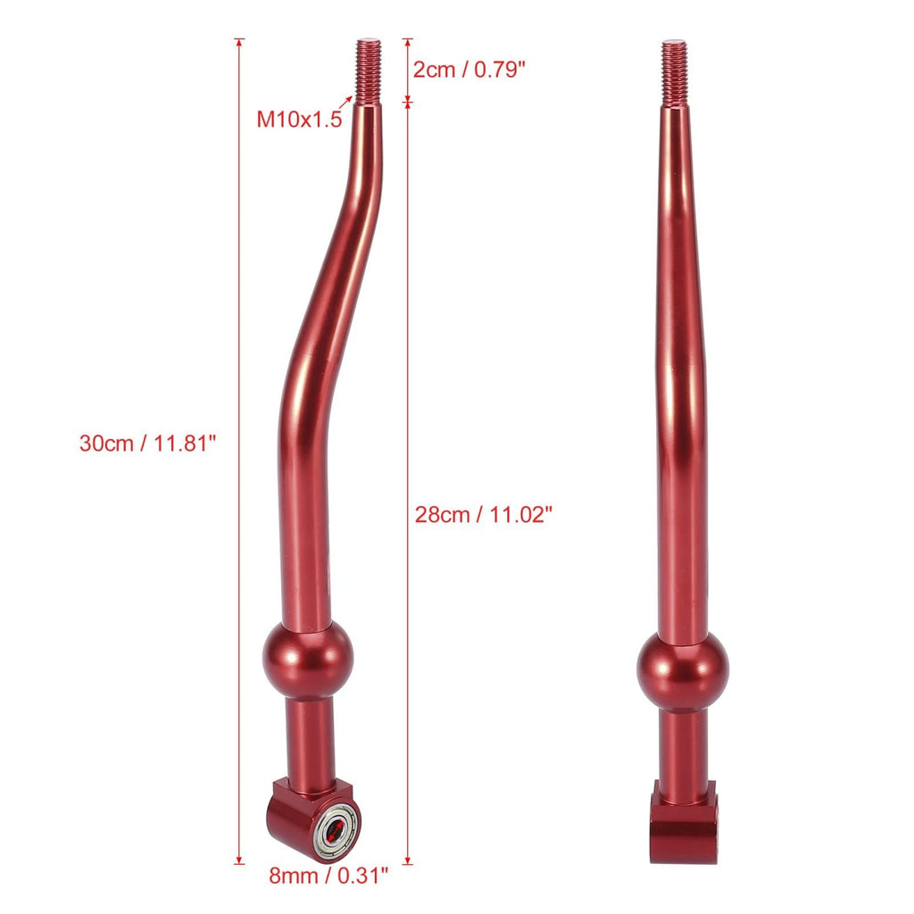 Dual Bend Short Throw Shifter Extension Rod for Honda Civic (1988–2000) Red