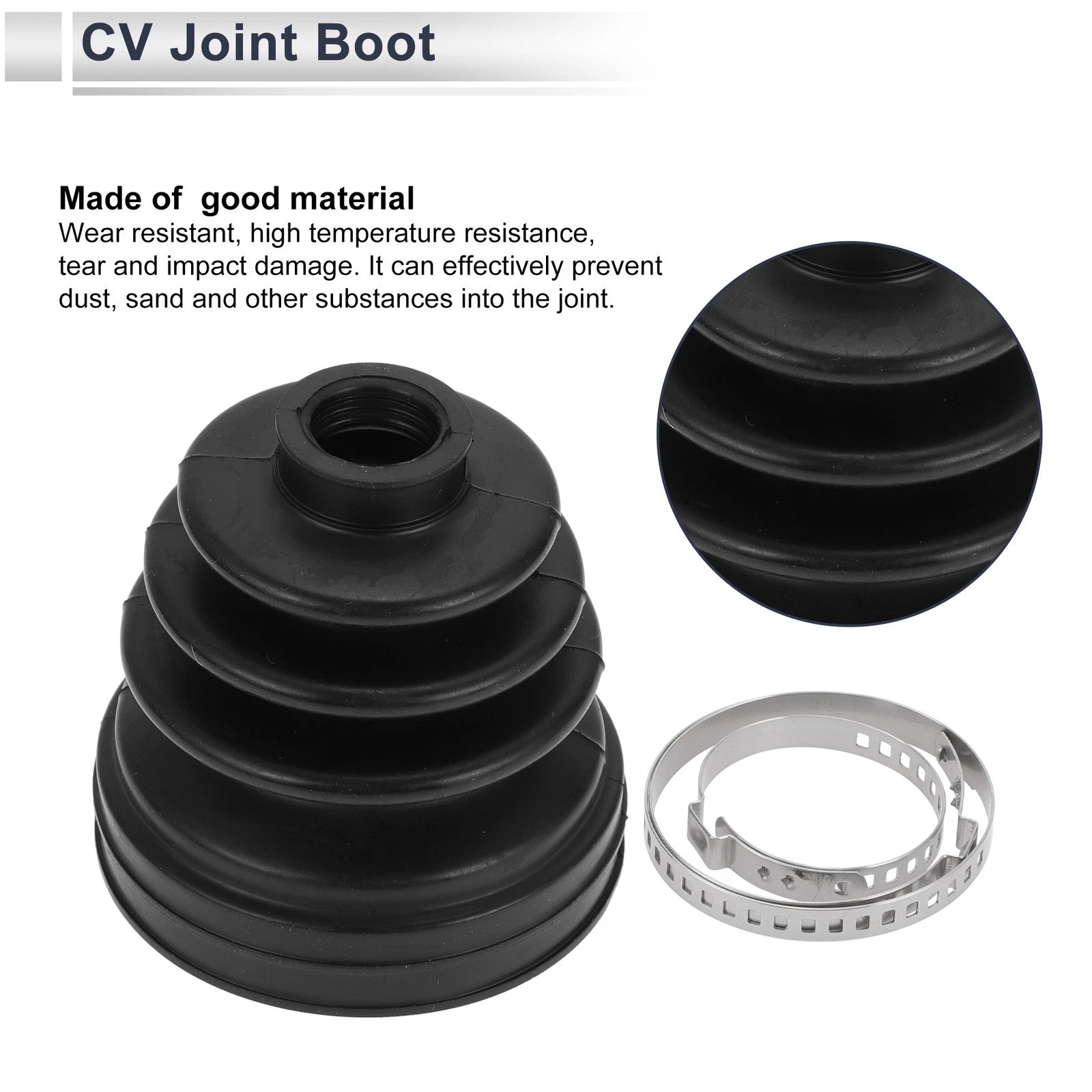 Inner CV Joint Boot Kit with Clamps for Mazda 3 (2004–2006) GG2722540