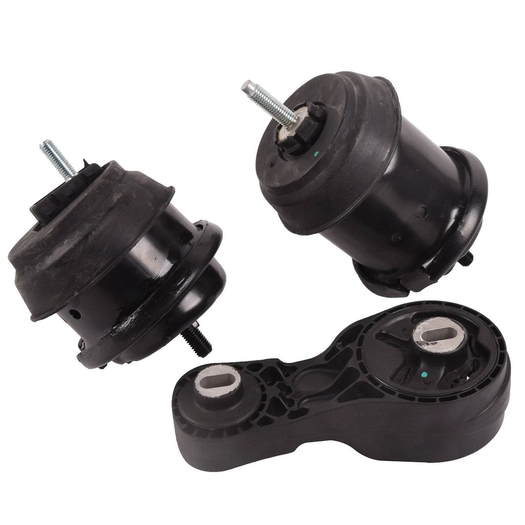 Set of 3 Engine Motor Mounts for Chevy Traverse Buick Enclave GMC Acadia (2009-2017)
